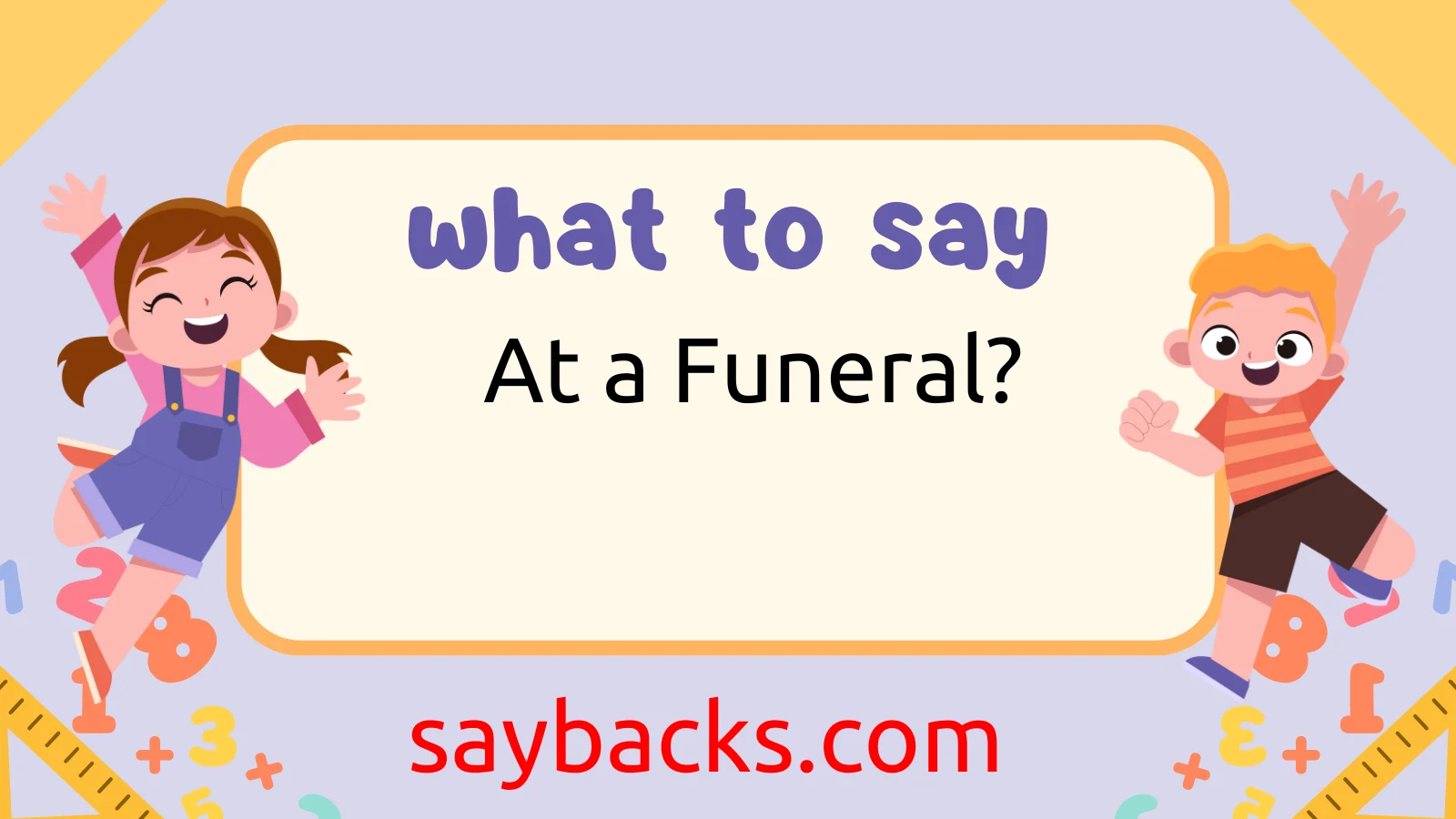 at a Funeral?