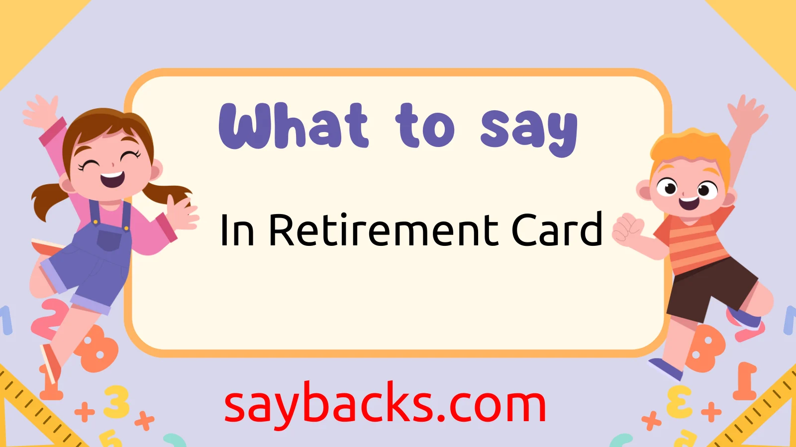 in Retirement Card
