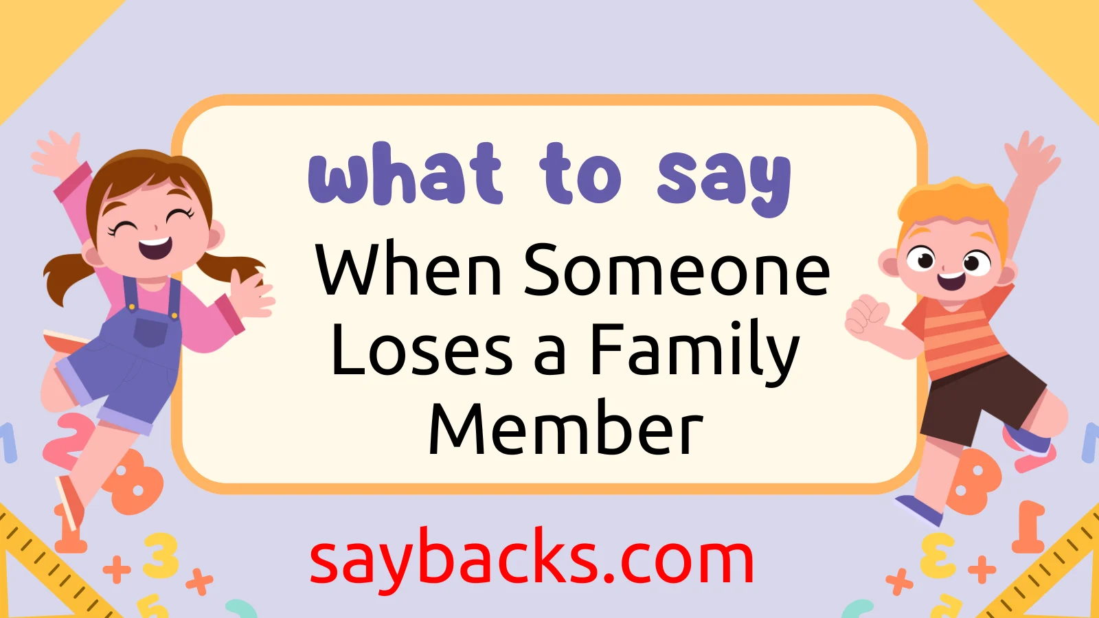 What to Say When Someone Loses a Family Member